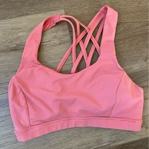 Pink lulu bra